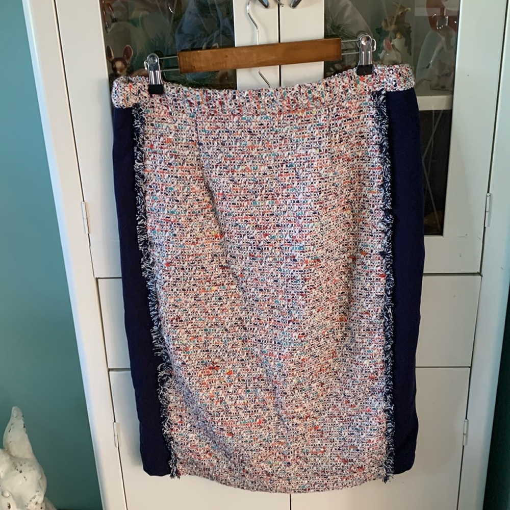 Eva Mendes for New York & Company tweed skirt sz 12 euc